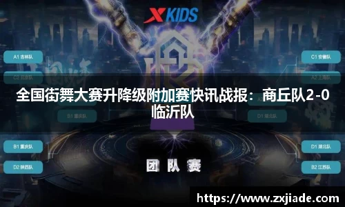 全国街舞大赛升降级附加赛快讯战报：商丘队2-0临沂队